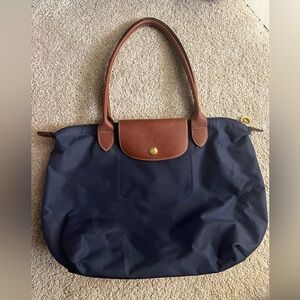 Longchamp Medium Size Navy Bag
